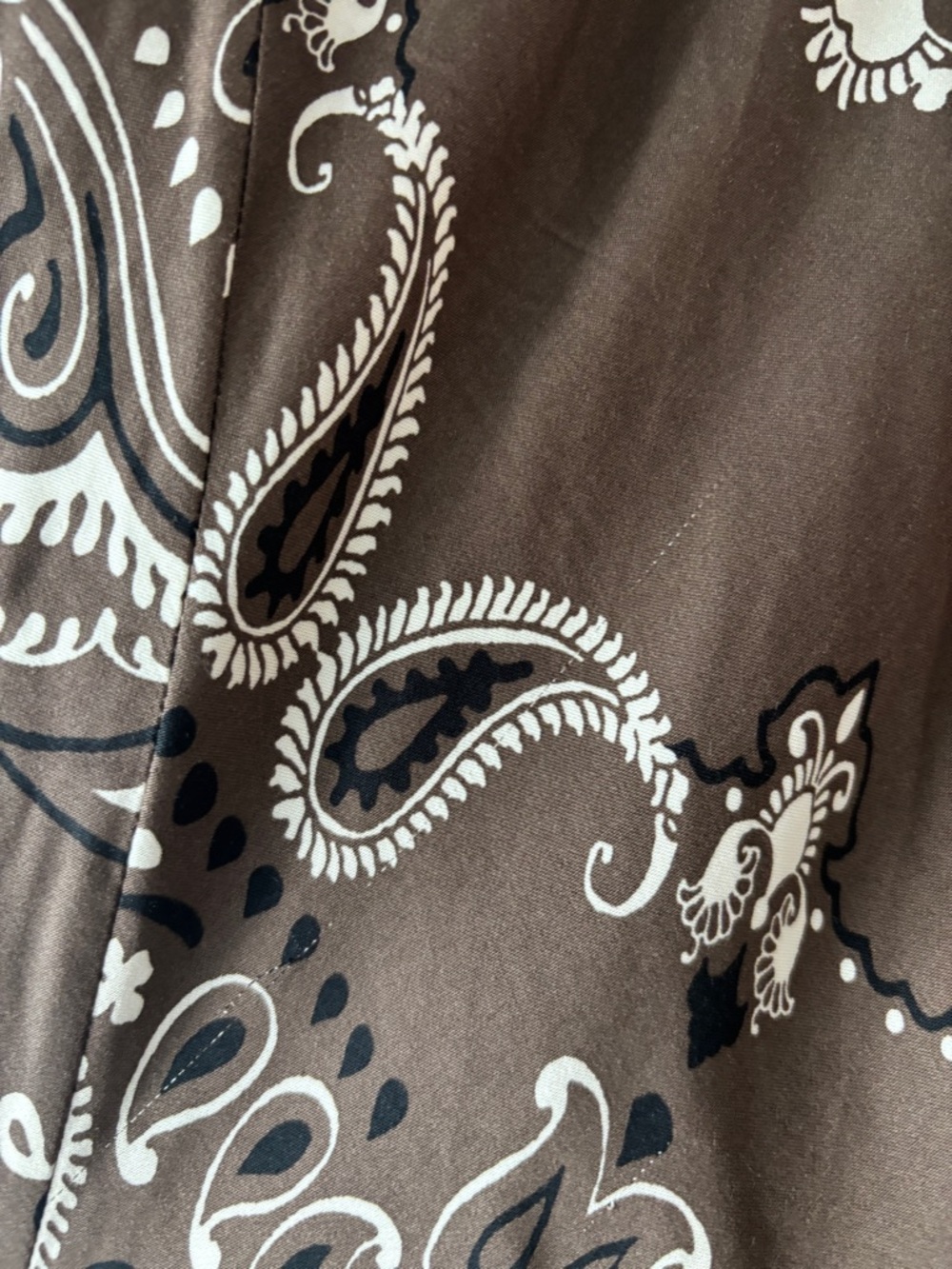 Sandro Bandana Print Midi Dress FR42/US10 - Picture 8 of 8